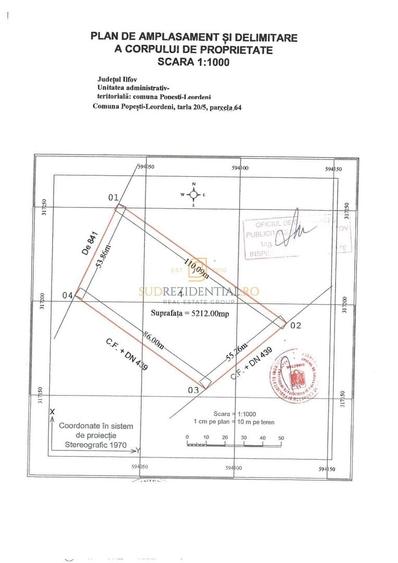 Teren Popesti-Leordeni  - Soseaua de centura  5212 mp cu deschidere 55 ml - 9