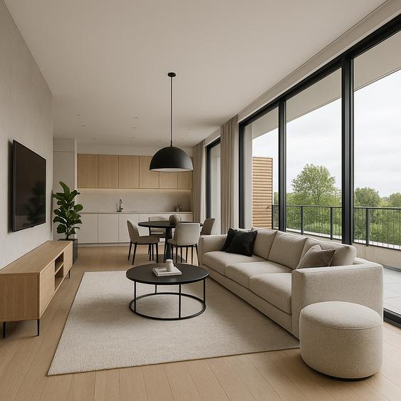 Studio de vânzare 58mp pe malul lacului Straulesti | bloc nou | Bucurestii Noi - 5