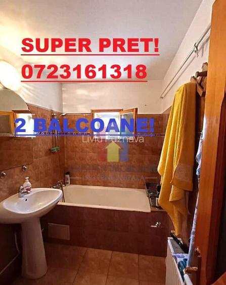 Pret Excelent! Ap 2 camere, Radu Negru, 2 balcoane
