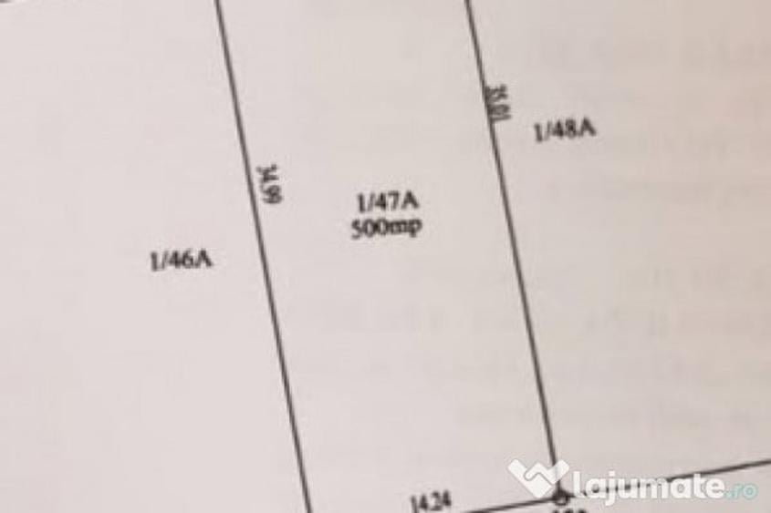 Teren intravilan 500 mp, Simnicul de Sus, utilitati la front - 2