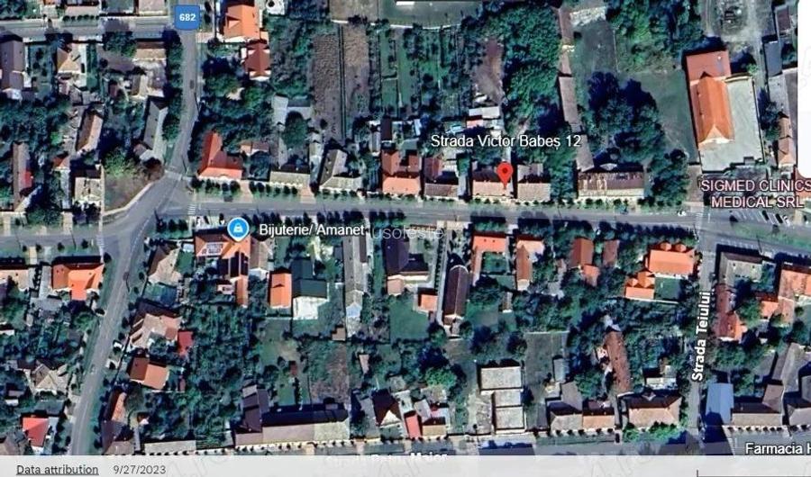 Casa de vanzare + teren 2500 mp in zona centrala din SANNICOLAU MARE