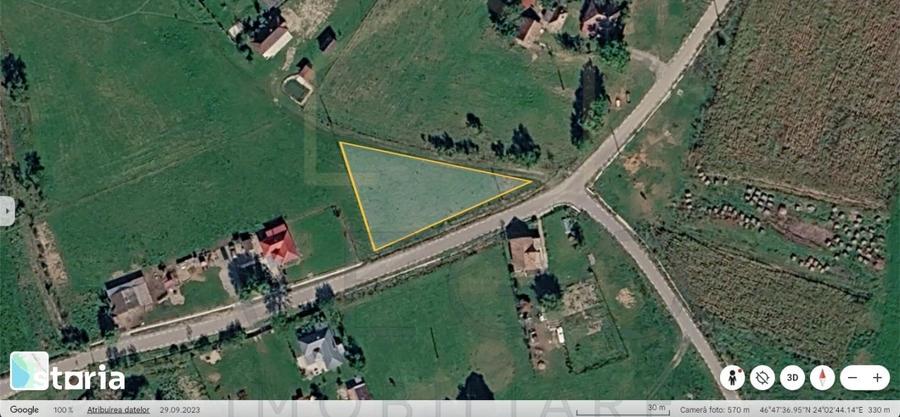 Teren de 1340 mp, în Mociu