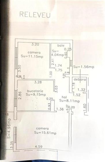Apartament cu 2 camere decomandat în Apollo