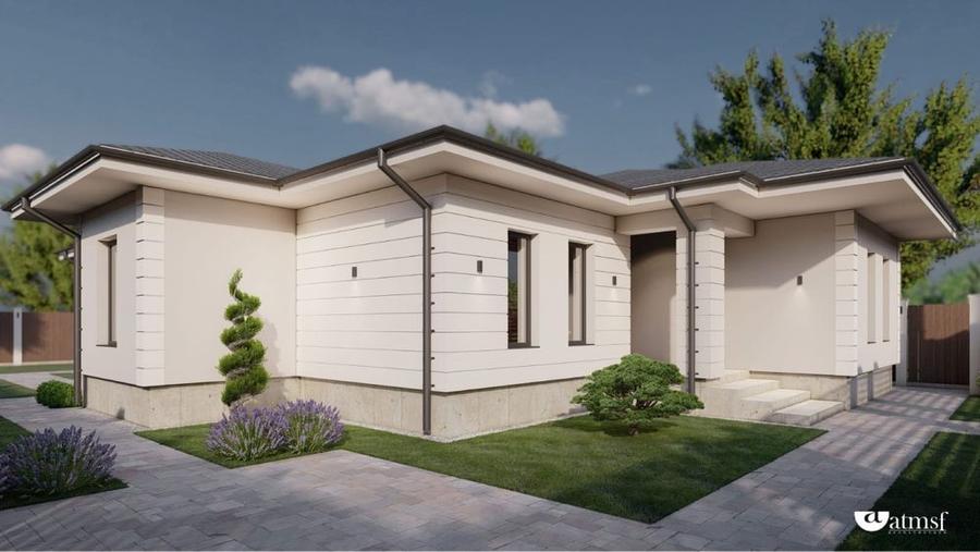 Vand casa 2024/ zimand cuz/ 2 parcele pamant/ casa la sol - 7