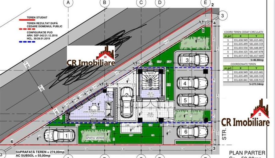 Teren Construcții intravilan de 274 mp, în Chitila