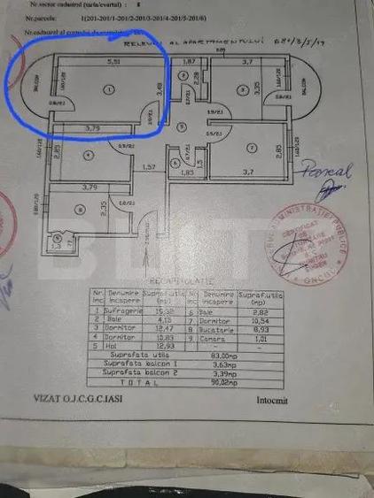 Apartament 4 camere, 90 mp, zona Rond Pacurari - 6