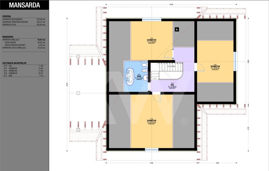 Casa unifamilială mare 5 cam, garaj, curte. Întabulată. Fughiu Oradea - 7