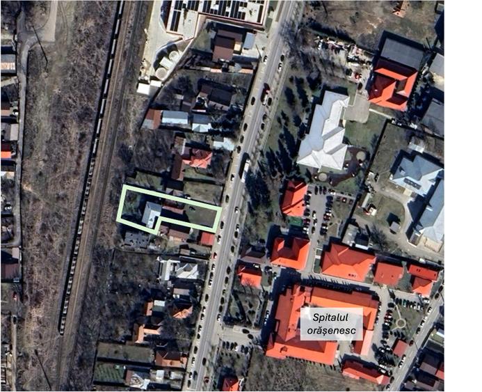 Teren: central DN1A – 1,251 mp intravilan + casă | P+2 | fără sarcini - 2