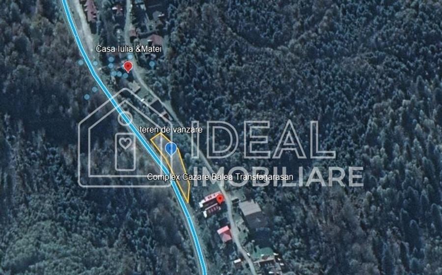 Teren intravilan 1.113 mp – deschidere la DN7C și Râul Bâlea – Cârțișoara - 3