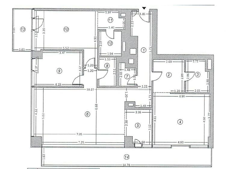 Penthouse cu 4 camere decomandat în Floreasca