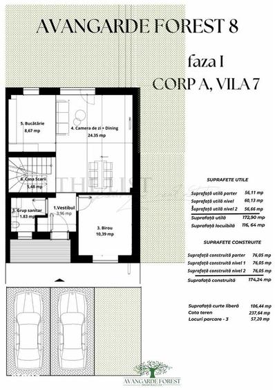 Casa moderna 5 camere Voluntari I 2 locuri parcare - 1