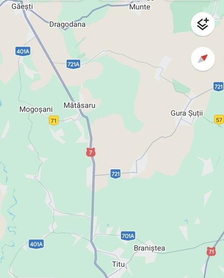 Teren de Vanzare! 1.000m2 intravilan,14.000m2 extravilan!Jud.Dambovita! Oportunitate pentru investitii! - 1