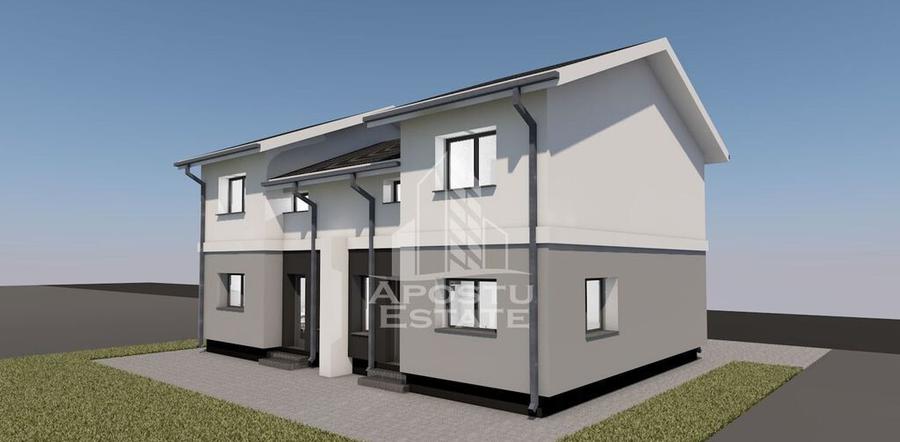 Jumatate de duplex,4 camere si 2 bai,Giarmata la stadiul ... - 11