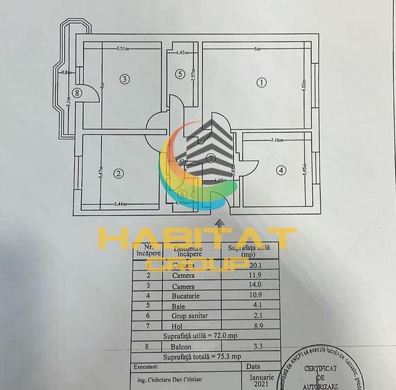 13 Septembrie Apartament 3 Camere Bloc Reabilitat Centrala Termica Proprie - 10
