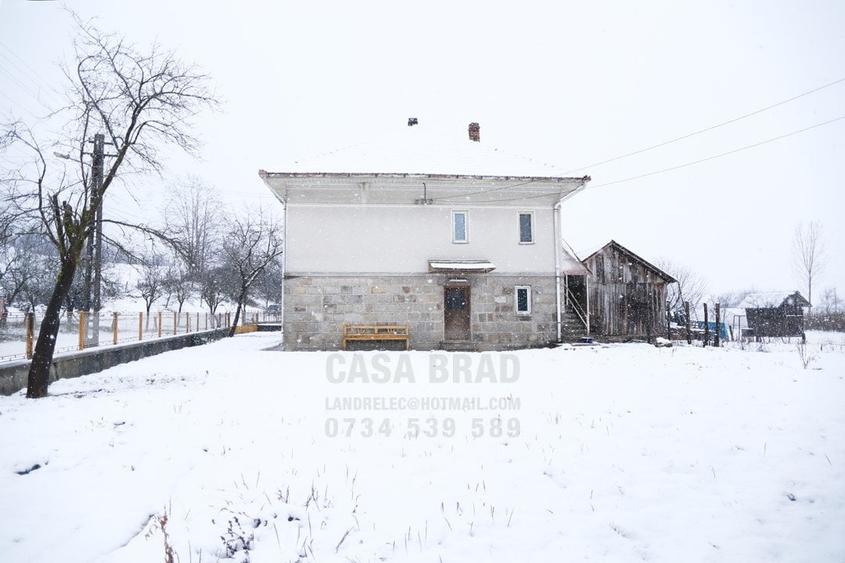 Casa mare cu ~4000mp teren plat, in zona verde, linistita, in orasul Brad, HD - 5