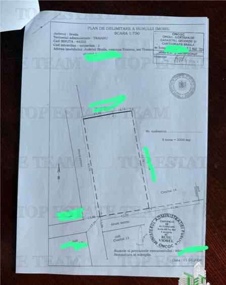 Teren intravilan - Braila -comuna Traian - - 1