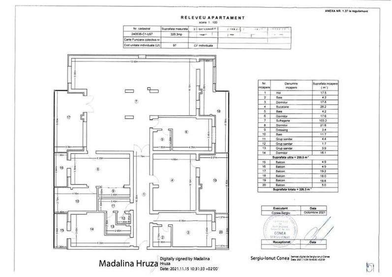 PENTHOUSE PANORAMIC – Etaj 9 | 4 Dormitoare | 5 Băi | Living 103 mp - 8