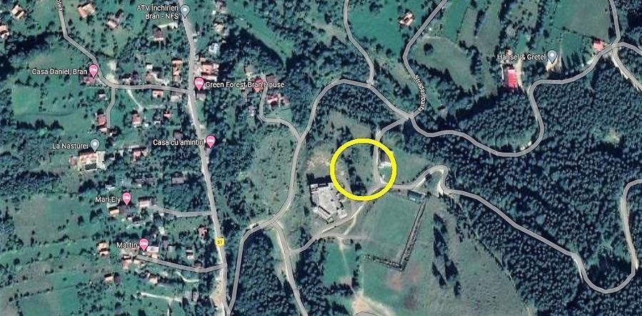 Vanzare teren intravilan Bran, 997 mp, D: 21.93 m, comision 0% - 7