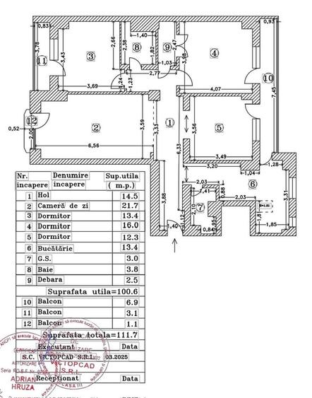 APARTAMENT CU 4 CAMERE AFLAT PE BD DECEBAL APROAPE DE PTA ALBA IULIA - UNIRII - 26
