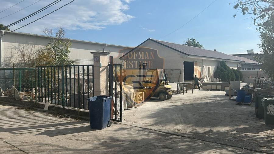 Hala productie 300m Teren 865 mp Deschidere la 2 strazi 3,80 Apa Gaz Canalizare - 1