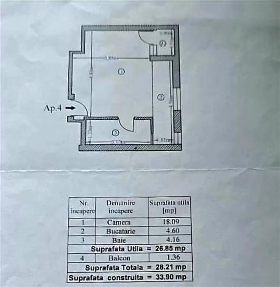GARSONIERA SECTOR 1 ET.1/3 BUCURESTII NOI METROU PARC BAZILESCU - 9