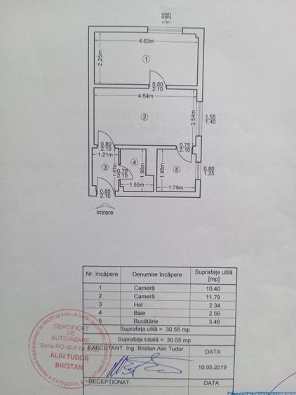 Apartament cu 2 camere, etajul 2/4, zona Tatarasi - 9