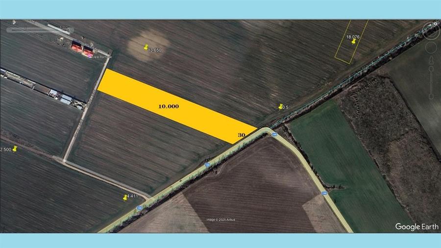 Teren intravilan stradal DJ100 / 10.000mp / fs 30ml - Tunari / Stefanesti - 1