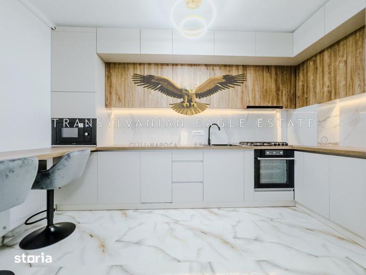 Apartament cu 2 camere semidecomandat, mobilat în Între Lacuri