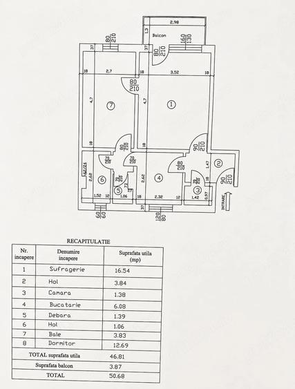 Apartament 2 camere , necesita renovare , Pitesti - 4