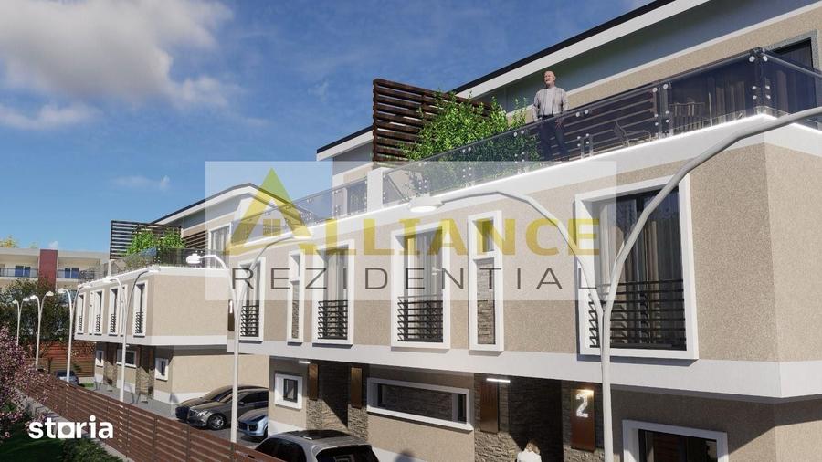 Popesti Leordeni-Duplex 5 camere - 4 bai-Terasa + Curte-250 MP - 12