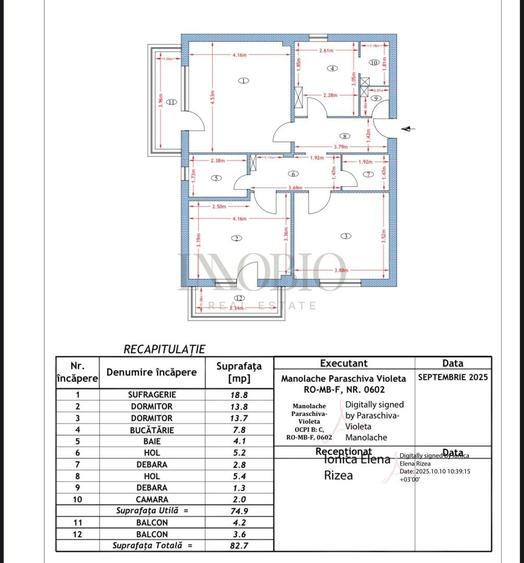 Apartament 3 Camere | Otopeni | Str. Floare de Cais - 15