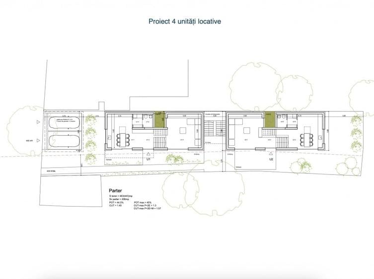Teren Construcții intravilan de 443 mp, în Calea Călărașilor
