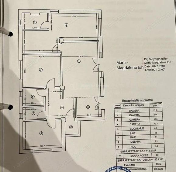 Casa - 4 camere - s.u. 111 mp - curte 900 mp - Balotesti - 5