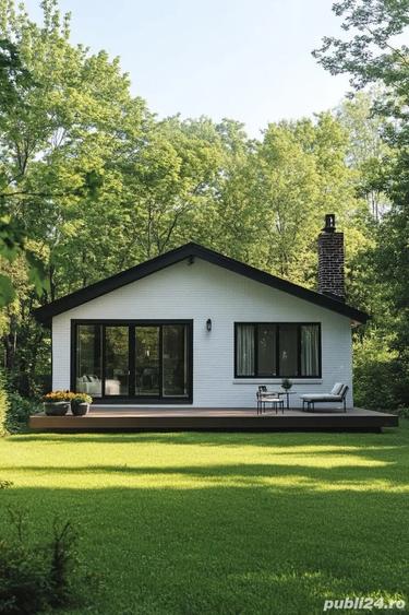 Construim case modulare premium, case ecologice, A frame, Barn House - 1