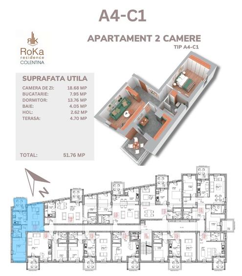 Apartament nou- vedere la lac- 2 camere, Roka Residence - 1