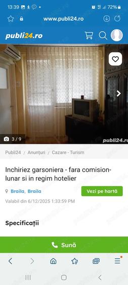 Inchiriez GARSONIERA ultracentral ,,fara comision in regim hotelier ?i lunar - 1