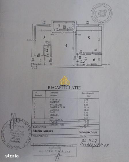 Apartament cu 2 camere în Militari