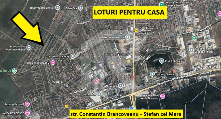 Otopeni - Loturi pentru case - Str. Constantin Brancoveanu - 0% COMISION - 10