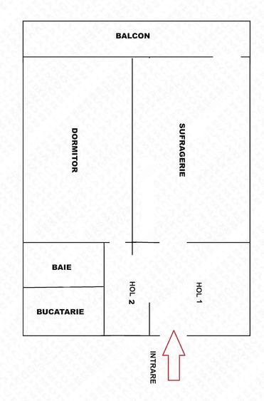 Apartament cu 2 camere decomandat în Cornișa