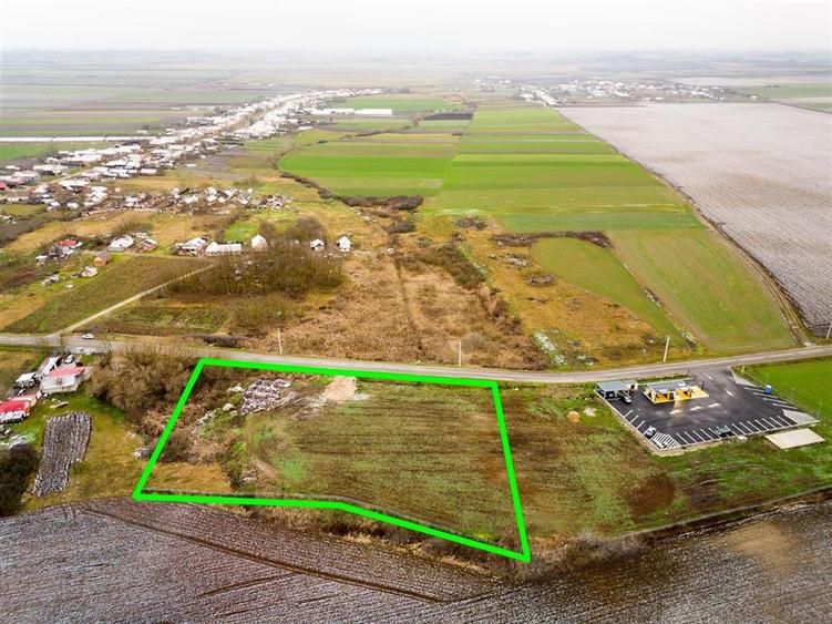 RECO . Teren extravilan  5000mp  , 110ml front . - 2