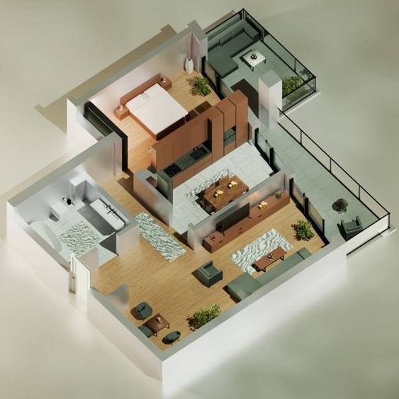 Tomis Nord/Carrefour - Vanzare apartament cu 2 camere, bloc nou. - 1