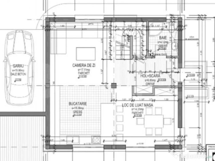 Casa cu 4 camere, 120 mp, incalzire in pardoseala, 250 mp de - 2