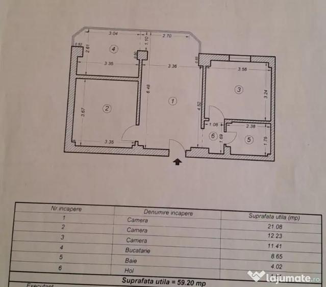 Apartament 3 camere zona Tomis II - 8