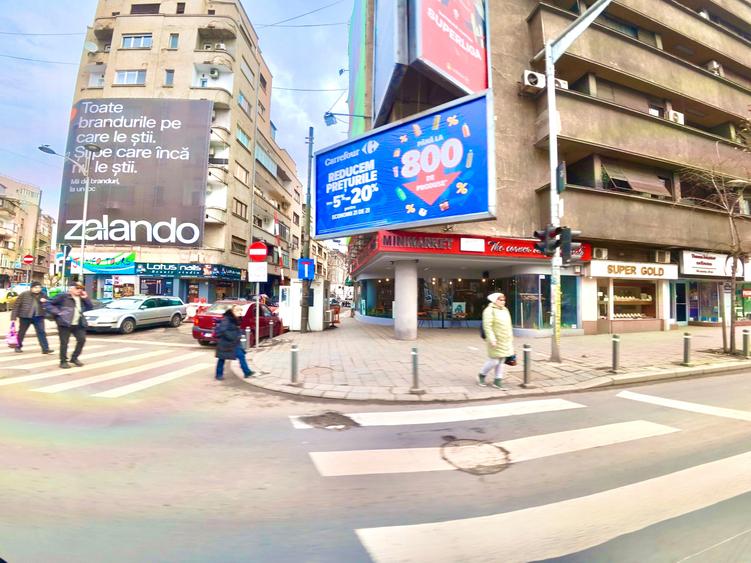 Spatiu comercial inchiriat 18 mp Piata Romana vitrina 4 m - 1