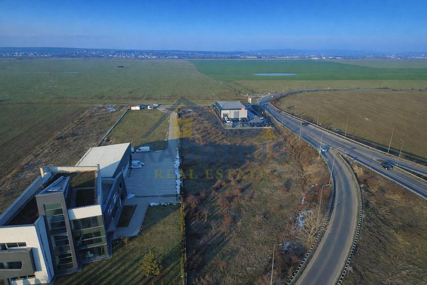 Teren industrial intravilan – 5.633 mp – deschidere 27 ml – acces DN1 - 2