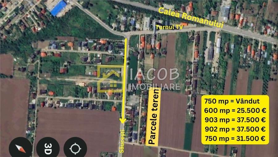 Parcele teren intravilan comuna Bogdan Voda, jud. Bacau. - 2