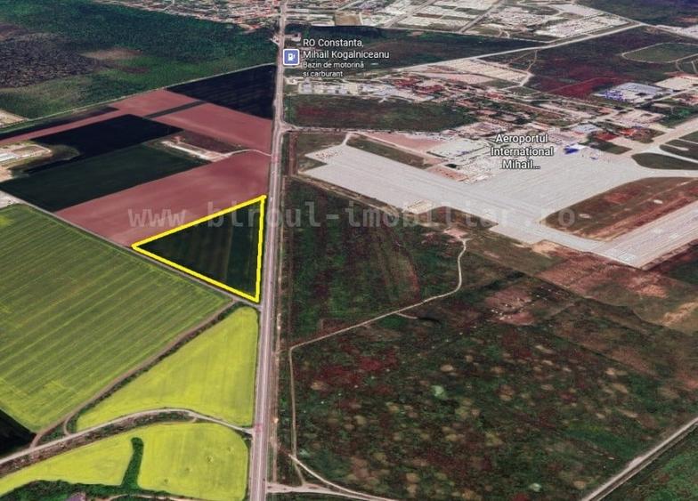 Teren Intravilan 4,5 ha – Poziție Strategică vis-à-vis de Aeroportul MK - 1