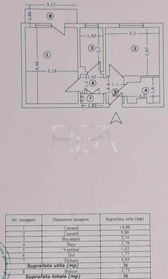 2 camere Colentina decomandat, et. 1, an 1977, renovat - 6