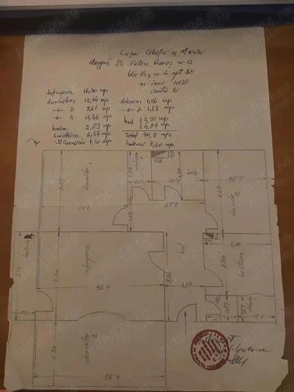 Apartament 4 cam Mazepa 1,et 3 - 8