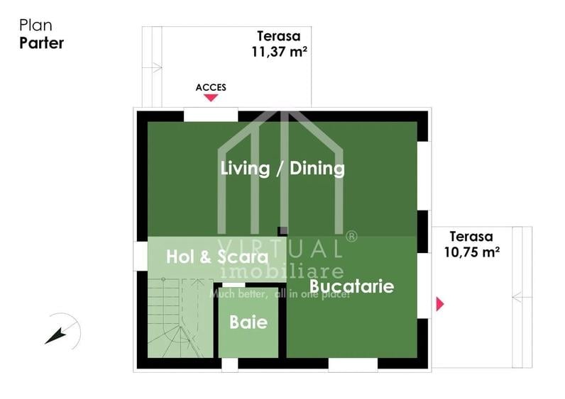 Casa individuala cu 4 camere, 415mp teren,la cheie, Cristian - 4